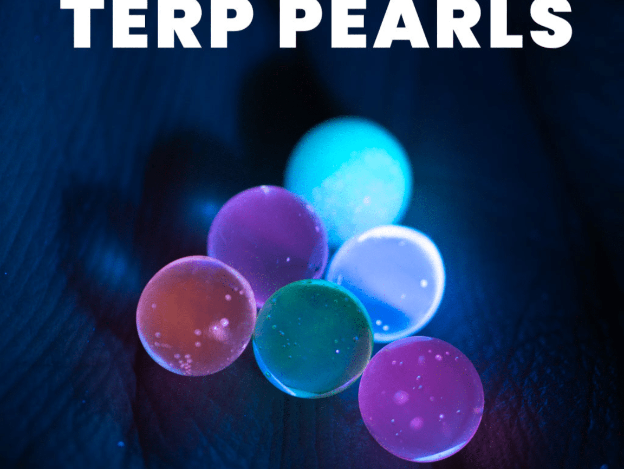New 4mm terp pearls for dabbing in 6 assorted UV and glow glass colors