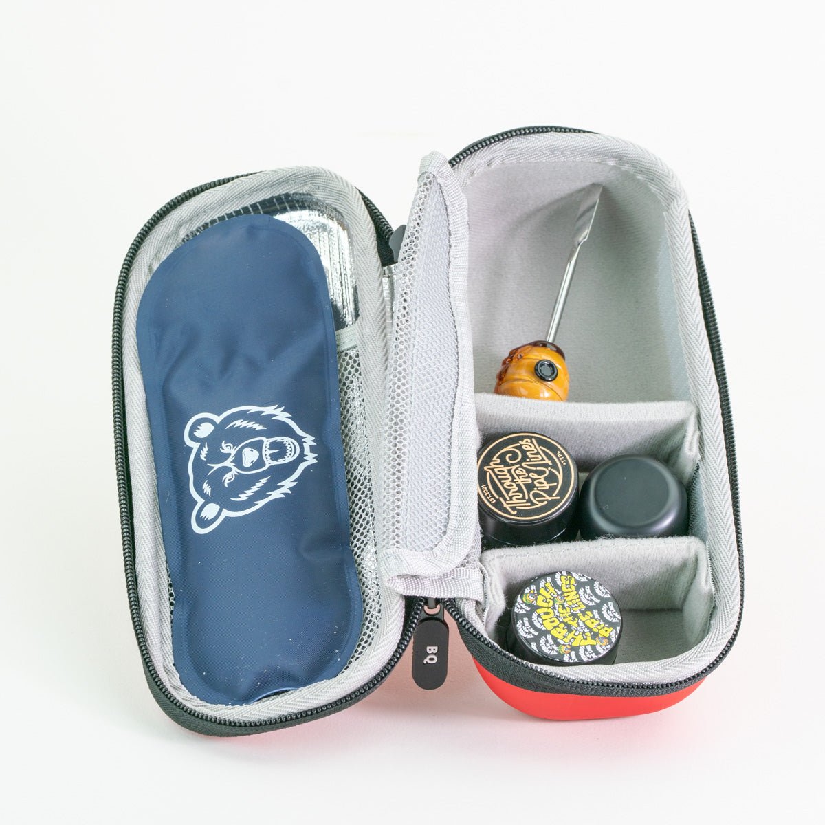 Portable Bear Quartz Polar Pack cooler case built to protect concentrates from heat with a slim travel friendly design.