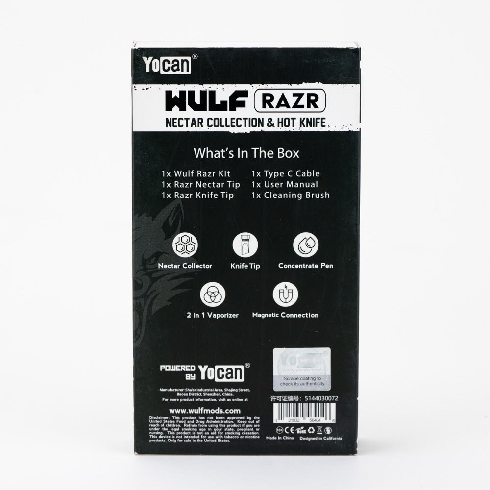 Wulf Mods RAZR Nectar Collector Vaporizer and Hot Knife - Empire Smokes