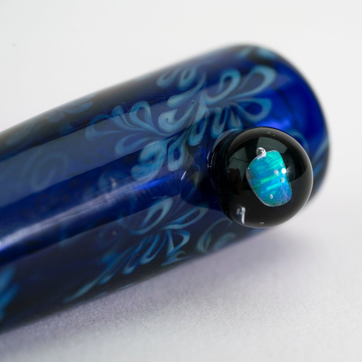 Sqwash Glass Midnight Opal Chillum - Empire Smokes
