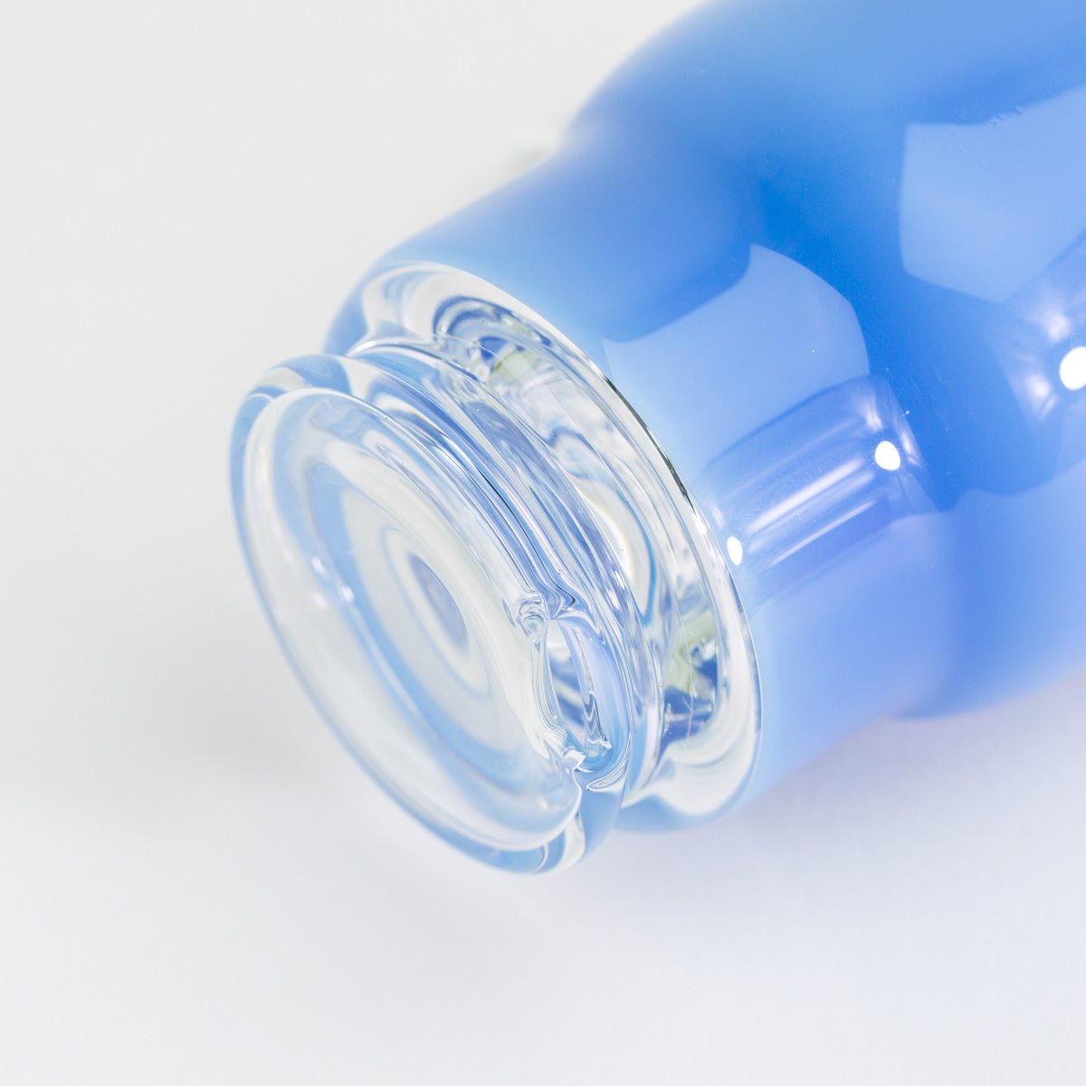 Empire Glassworks Blue Tumbler Bottle Puffco Peak Glass Attachment - Empire Smokes