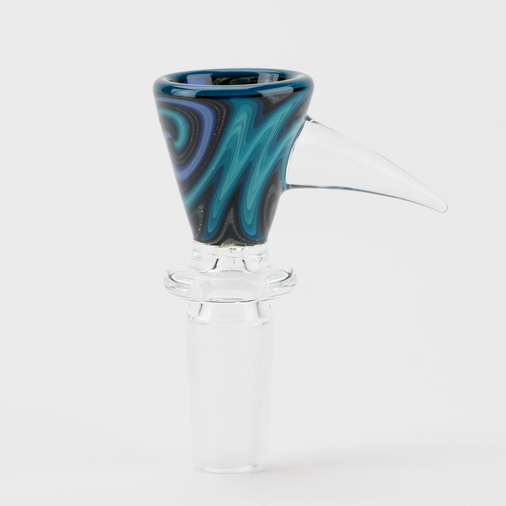 Martini Kicker Wigwag Bowl Piece Vigil Glass heady glass horn handle