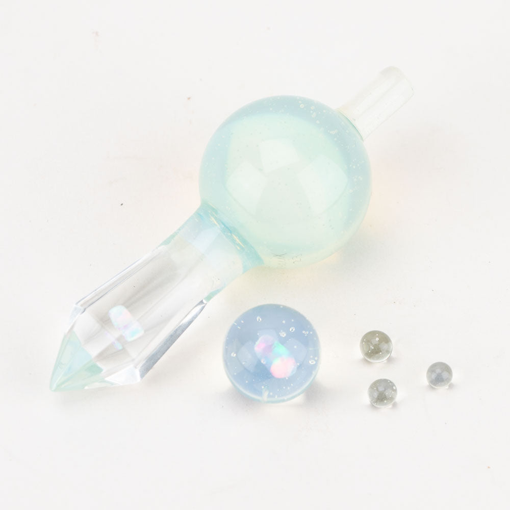 Crystal Ghost Opal Terp Slurper Accessory Set Dreaux Glass