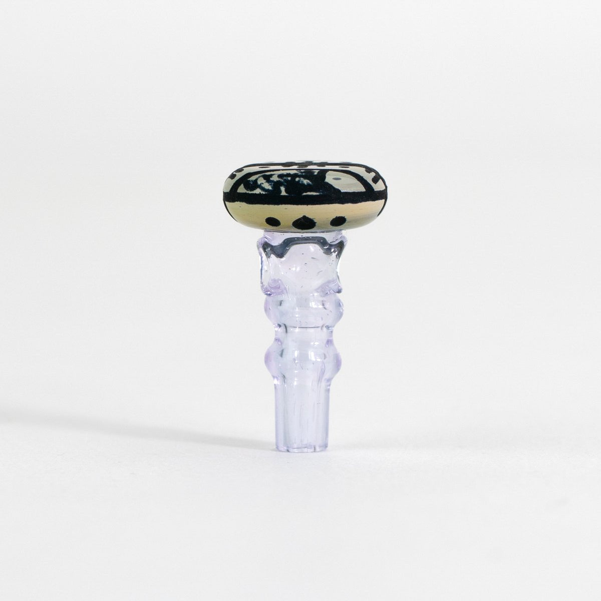 Glass smoking accessory engraved joystick