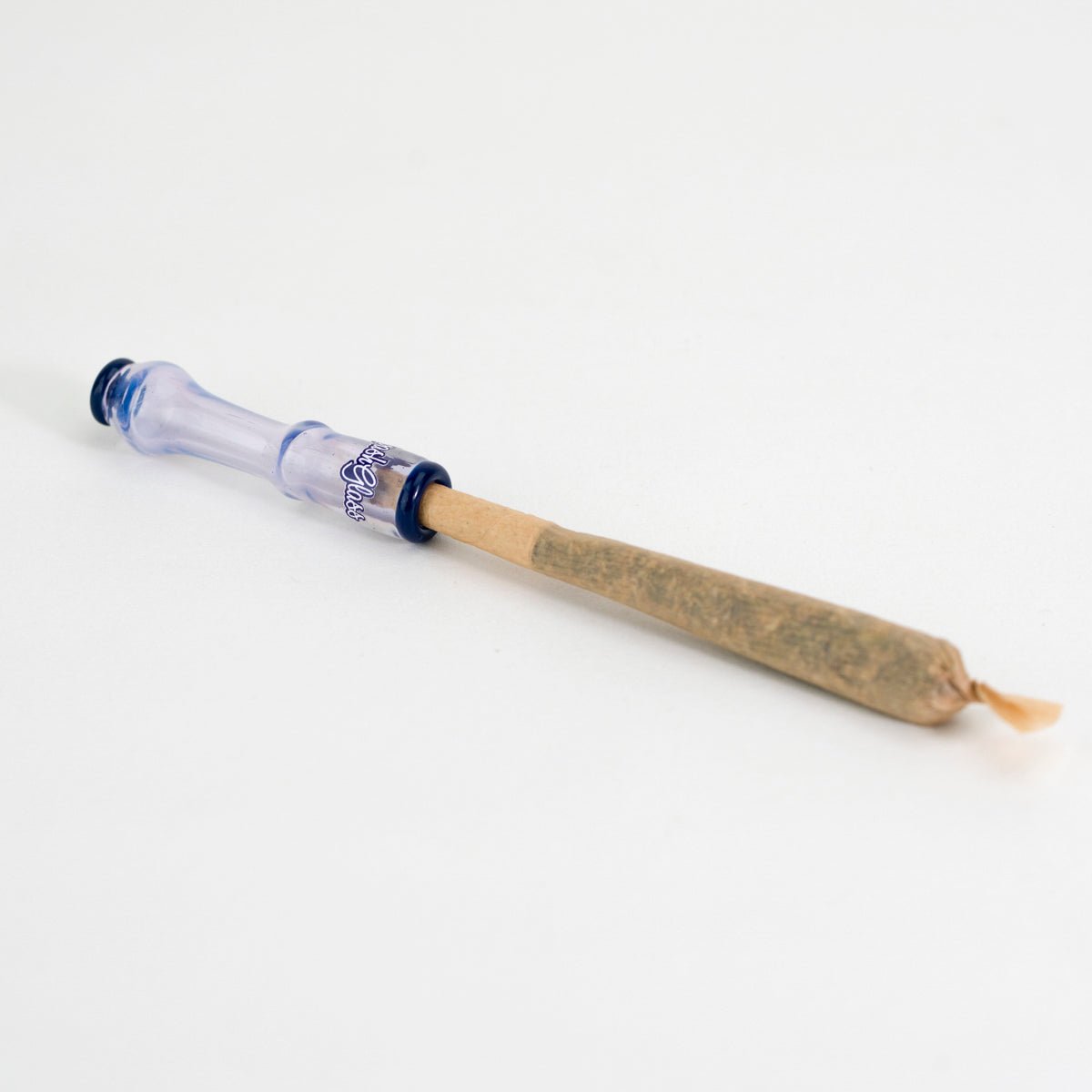 joint holder holding joint flat on white background