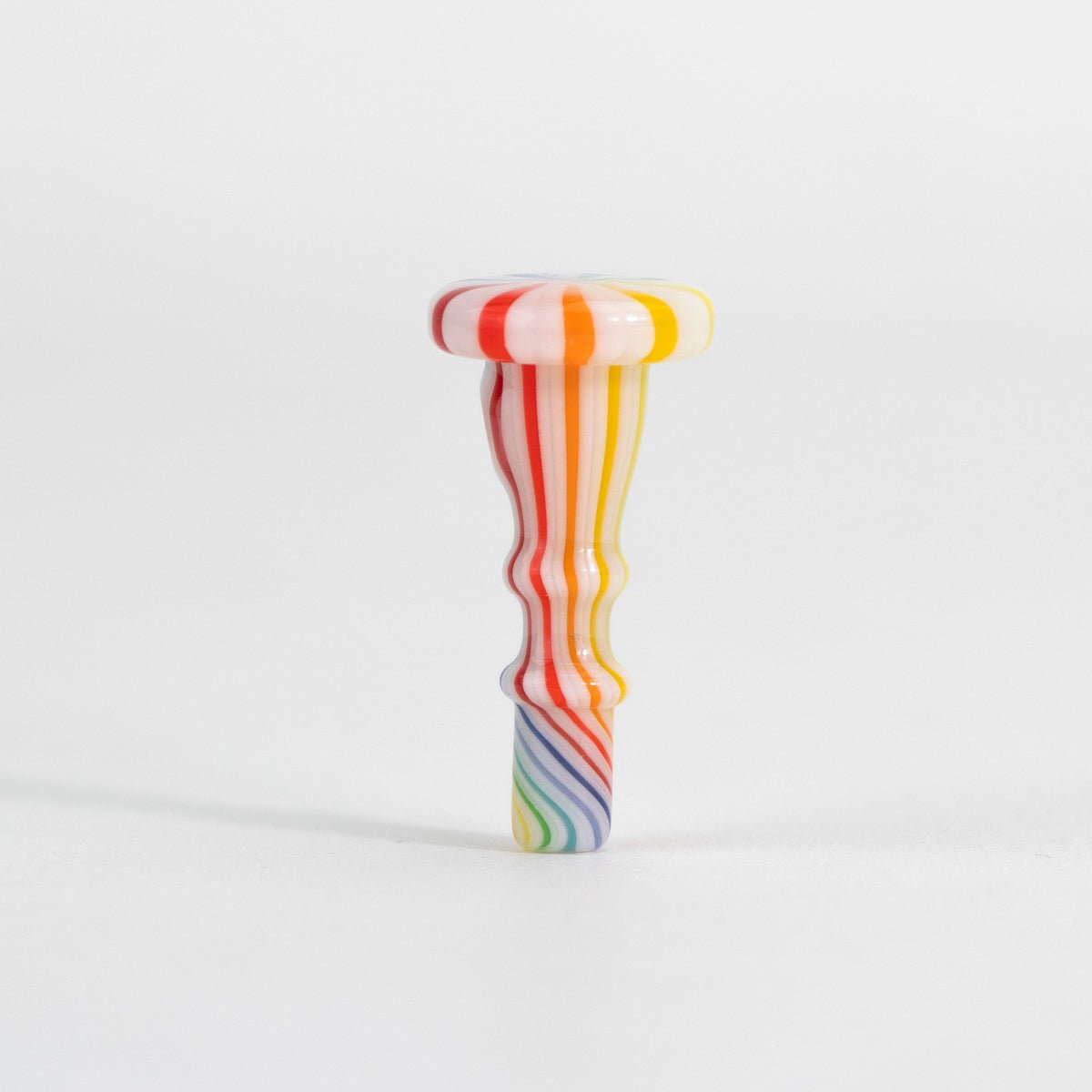 Striped rainbow joystick accessory