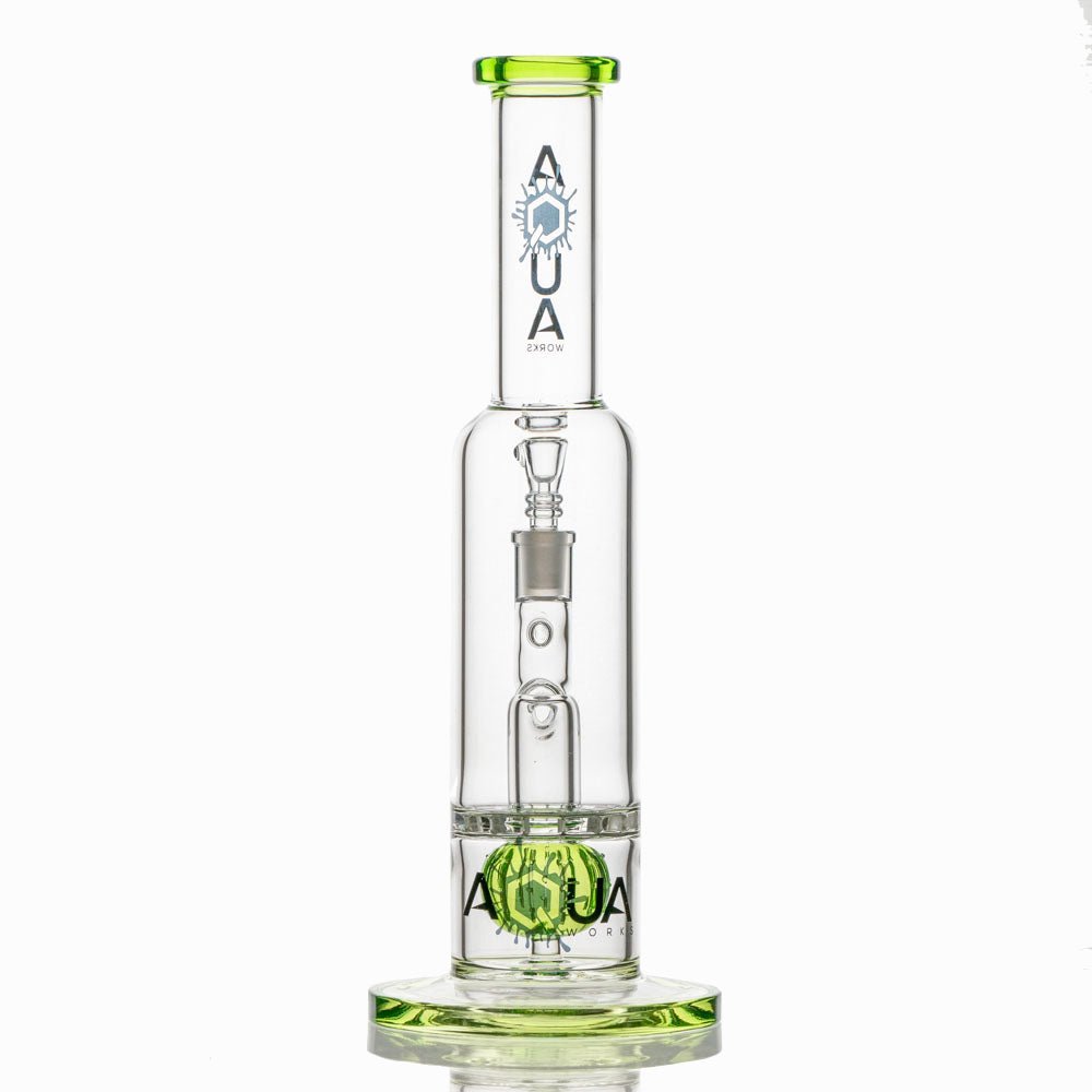 Aqua Works Glass Diffused Ball Perc Bottle Tube - Empire Smokes