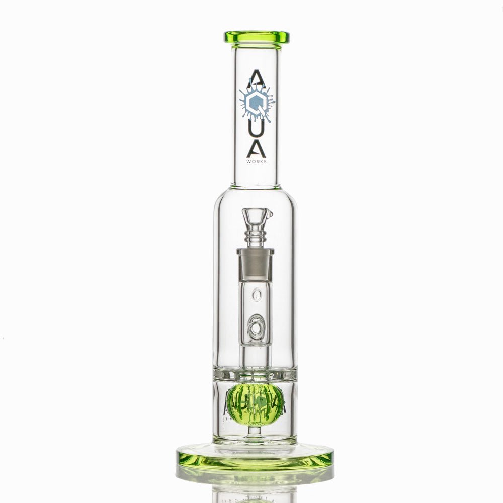 Aqua Works Glass Diffused Ball Perc Bottle Tube - Empire Smokes