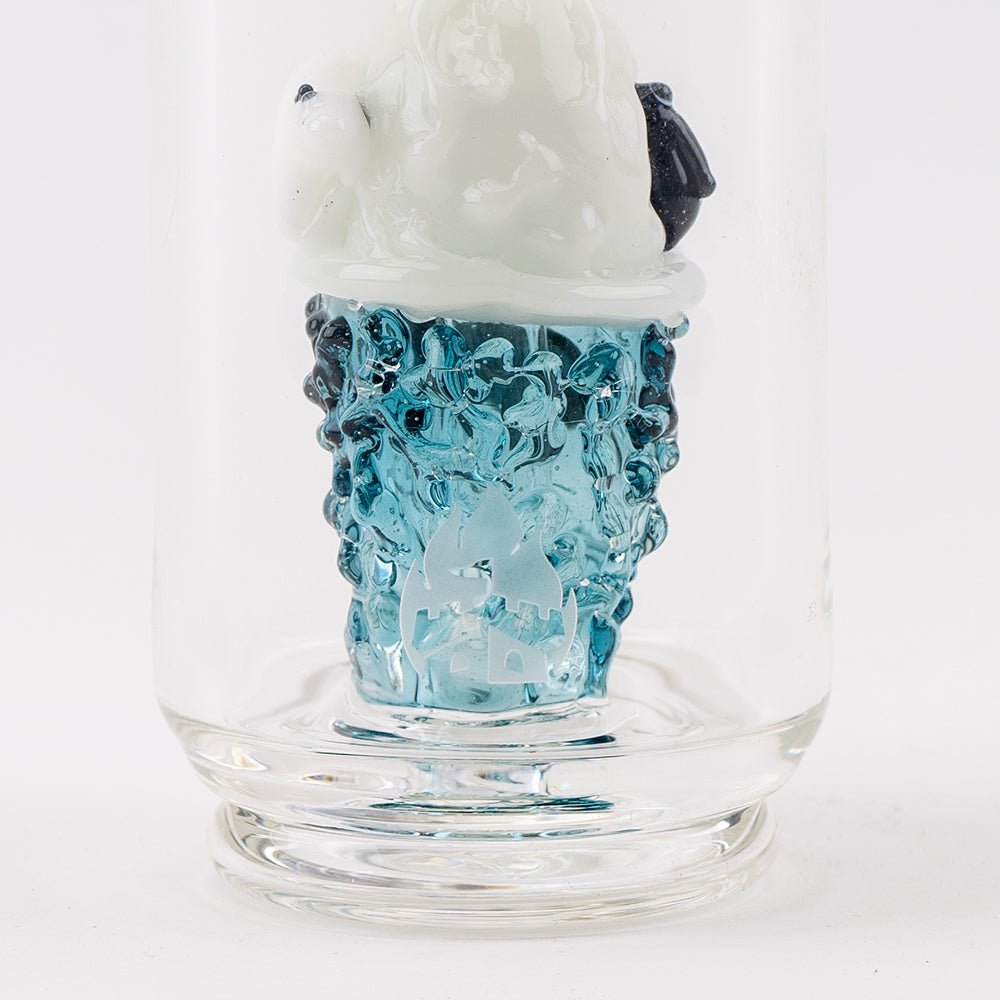 Avenge the Arctic functional glass Puffco top for Peak and Peak Pro devices