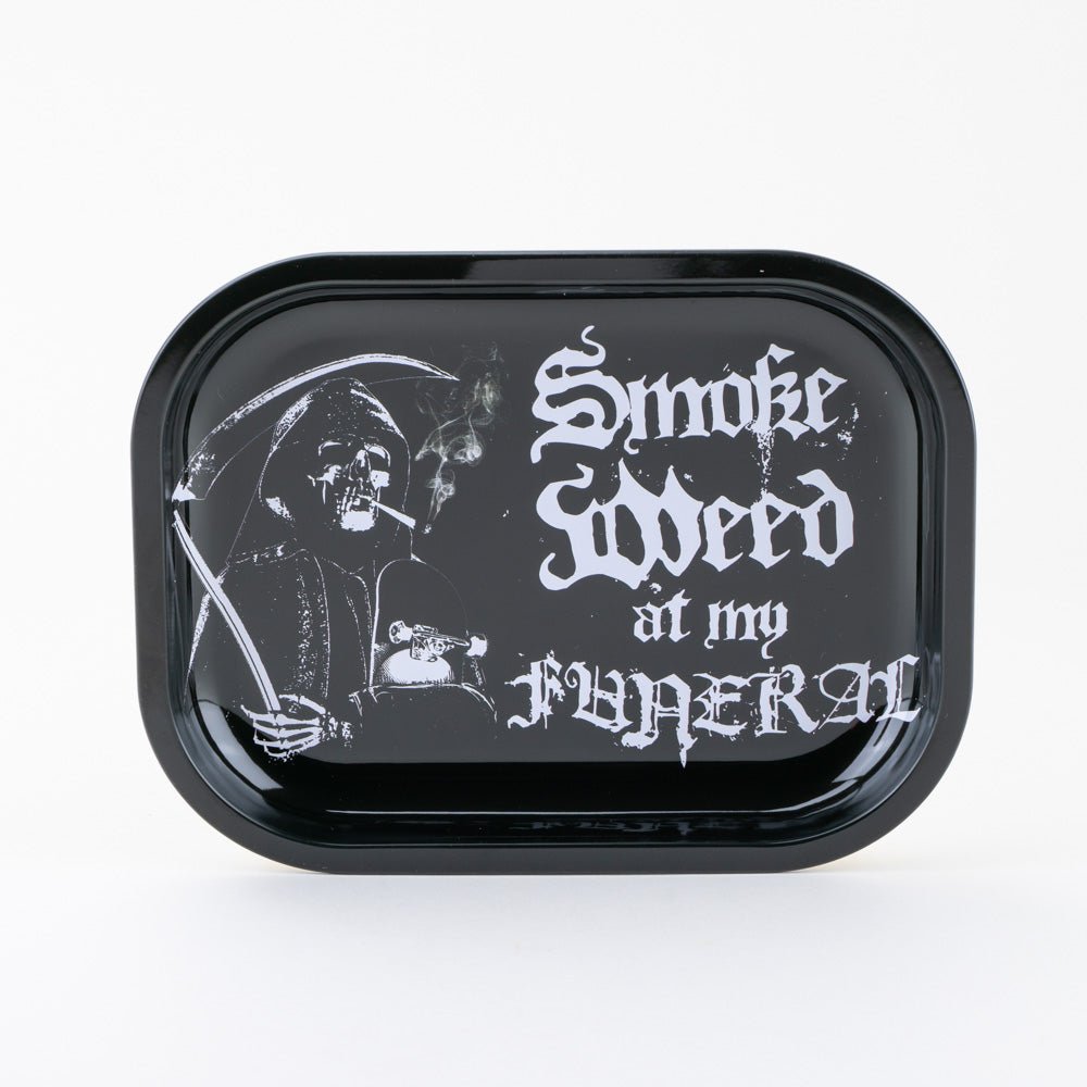 BLACKCRAFT Smoke At My Funeral Rolling Tray Empire Smokes