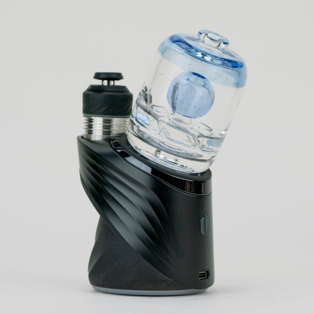 Empire Glassworks Puffco dry top with turbine-style glass design