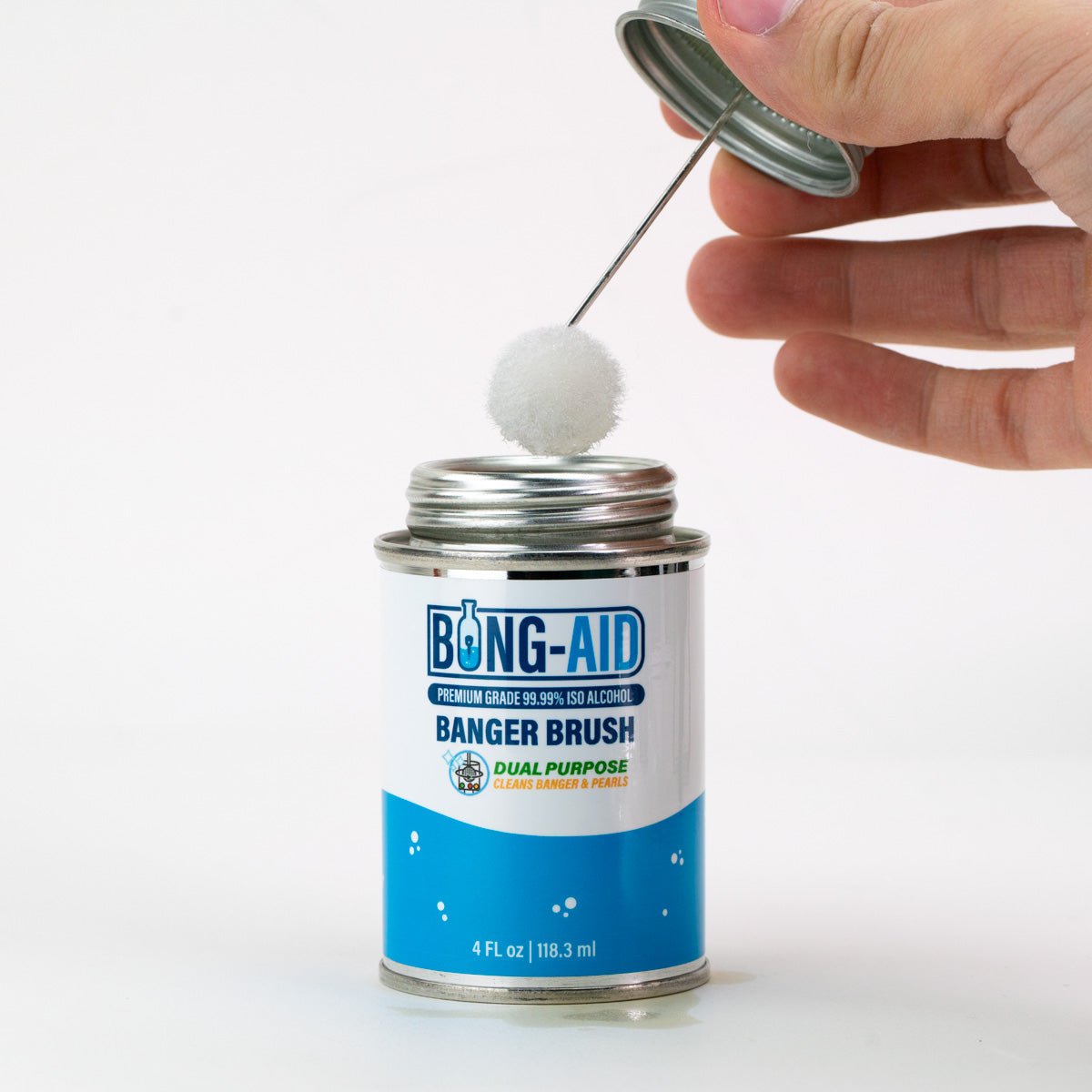 Bong Aid ISO cleaning alcohol with included banger brush