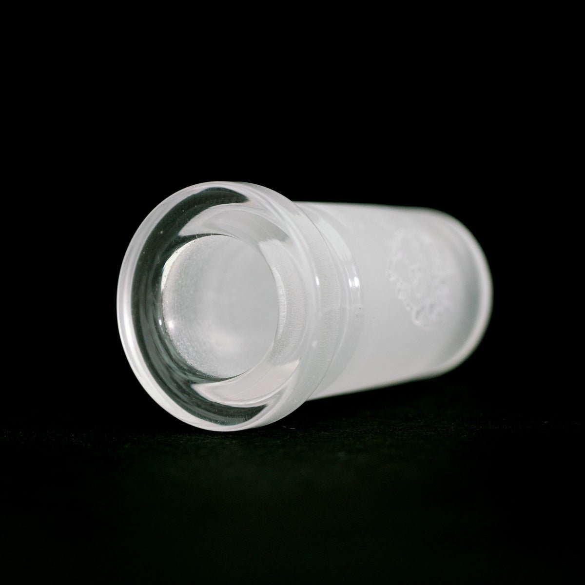 Ground joint texture on borosilicate glass reducer