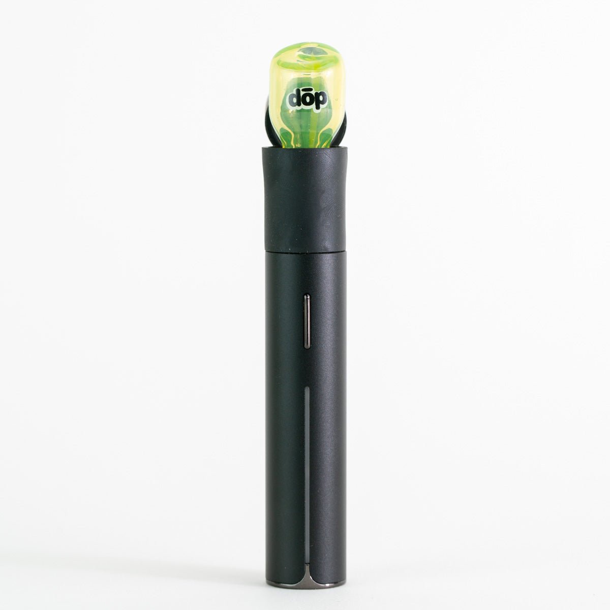 Borosilicate glass mouthpiece with lime green tint