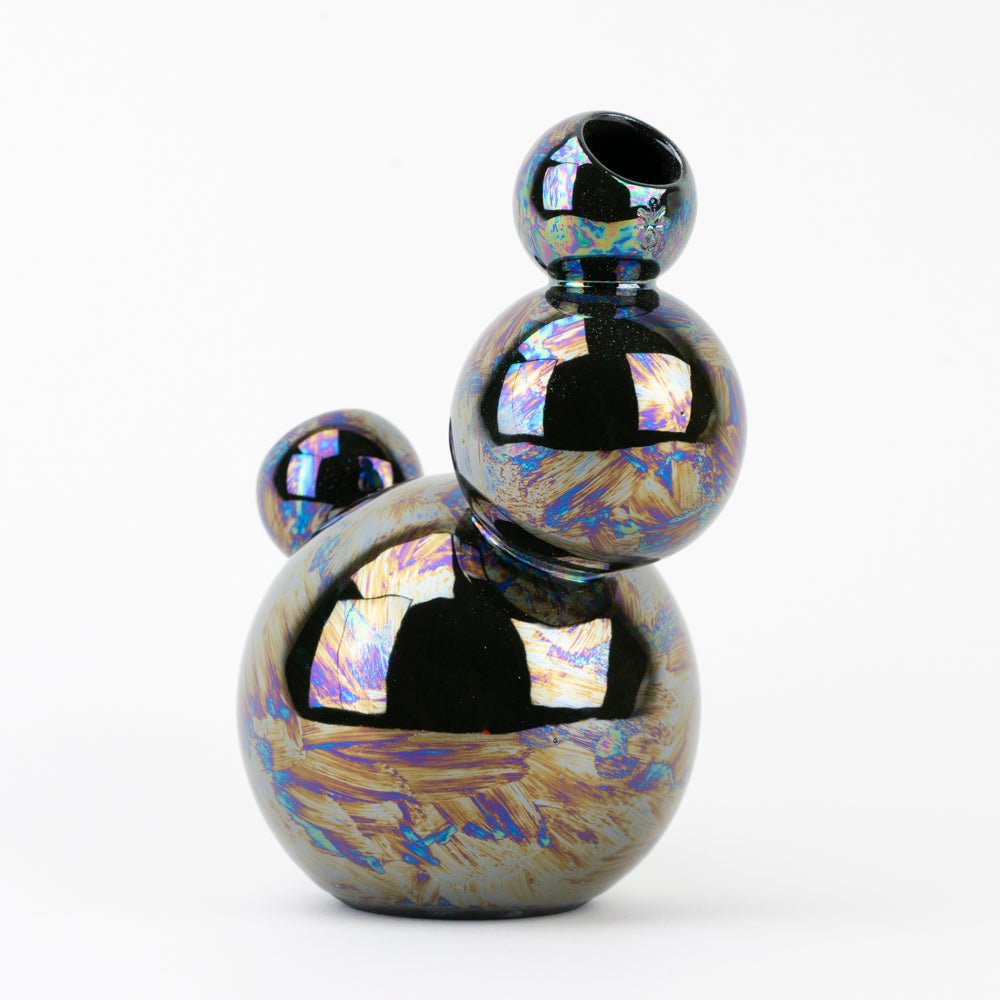 Doble Reina Perla Negra Bubbler - Empire Smokes