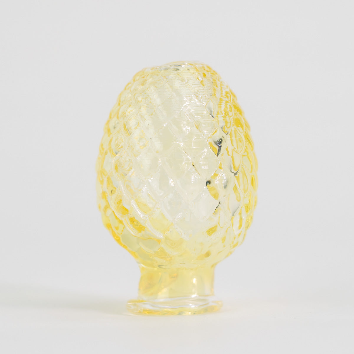 Dragon Egg Puffco Pivot Top in Eternal Sun yellow glass