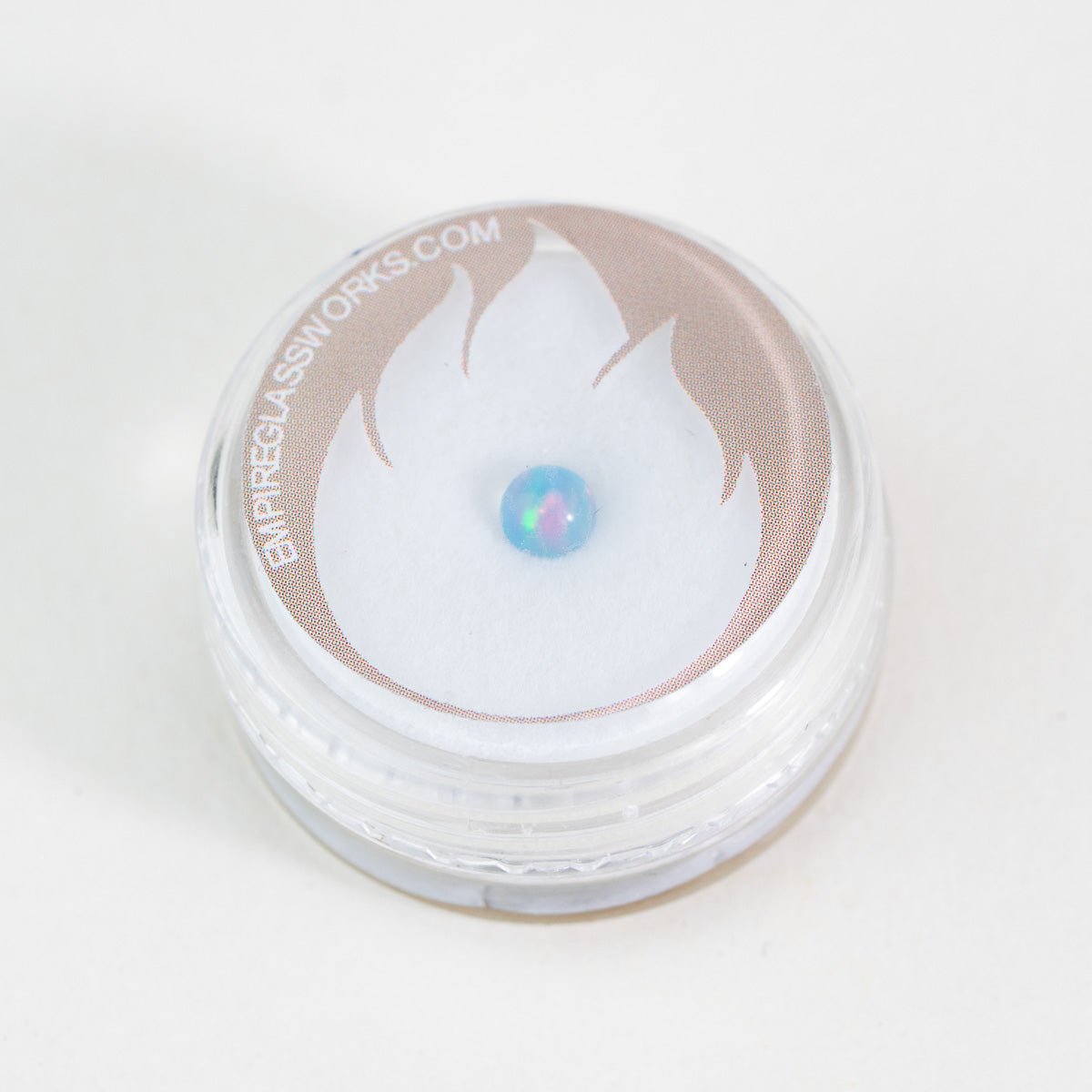 Empire Glassworks Aurora opal terp pearl 4mm for quartz bangers and dab rigs