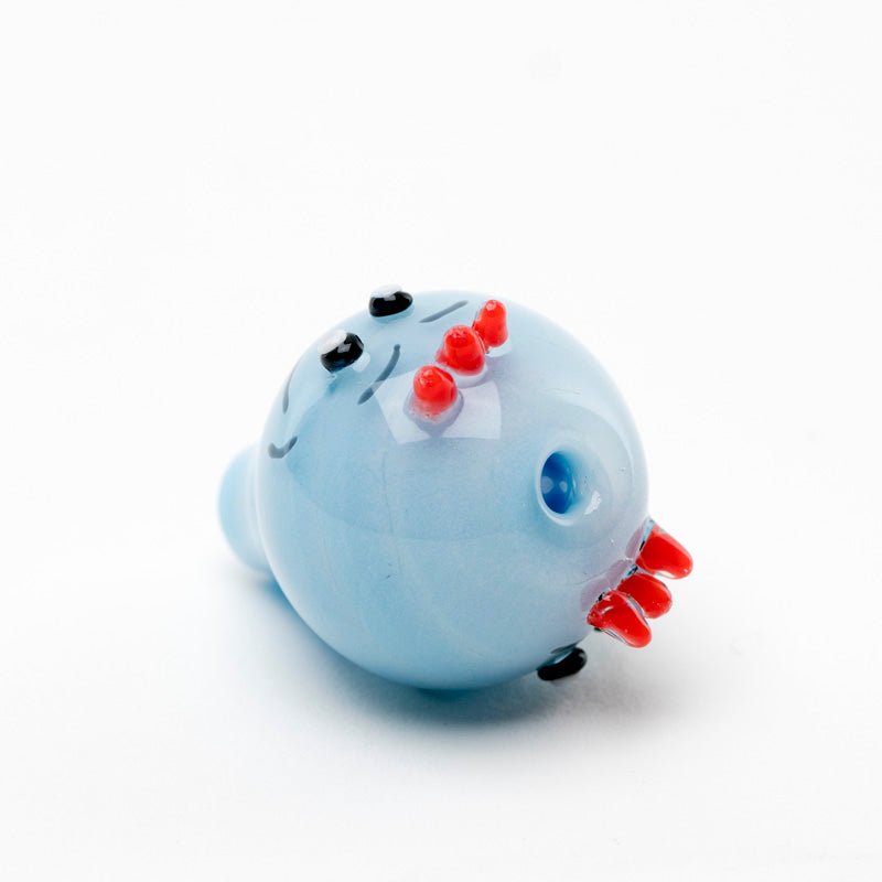 Empire Glassworks Blue Twins Puffco Peak Glass Carb Cap