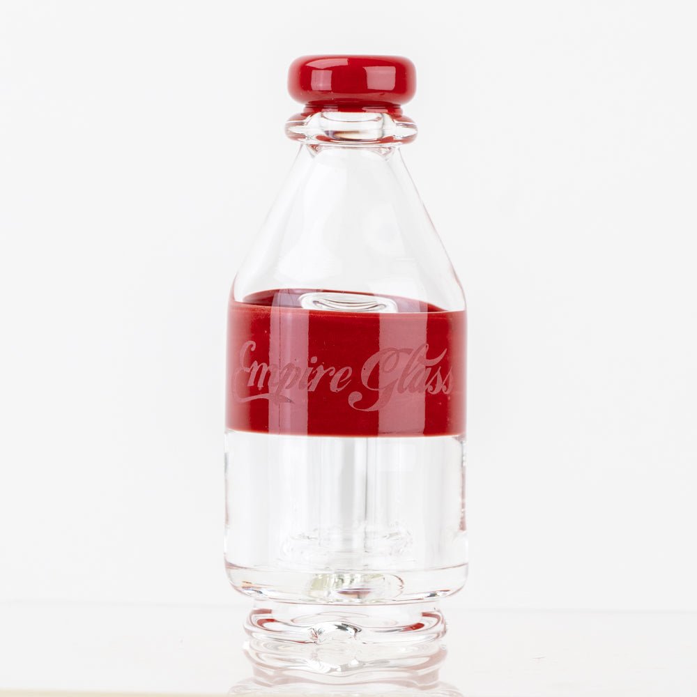 Cola bottle inspired glass attachment for a Puffco Peak Pro setup