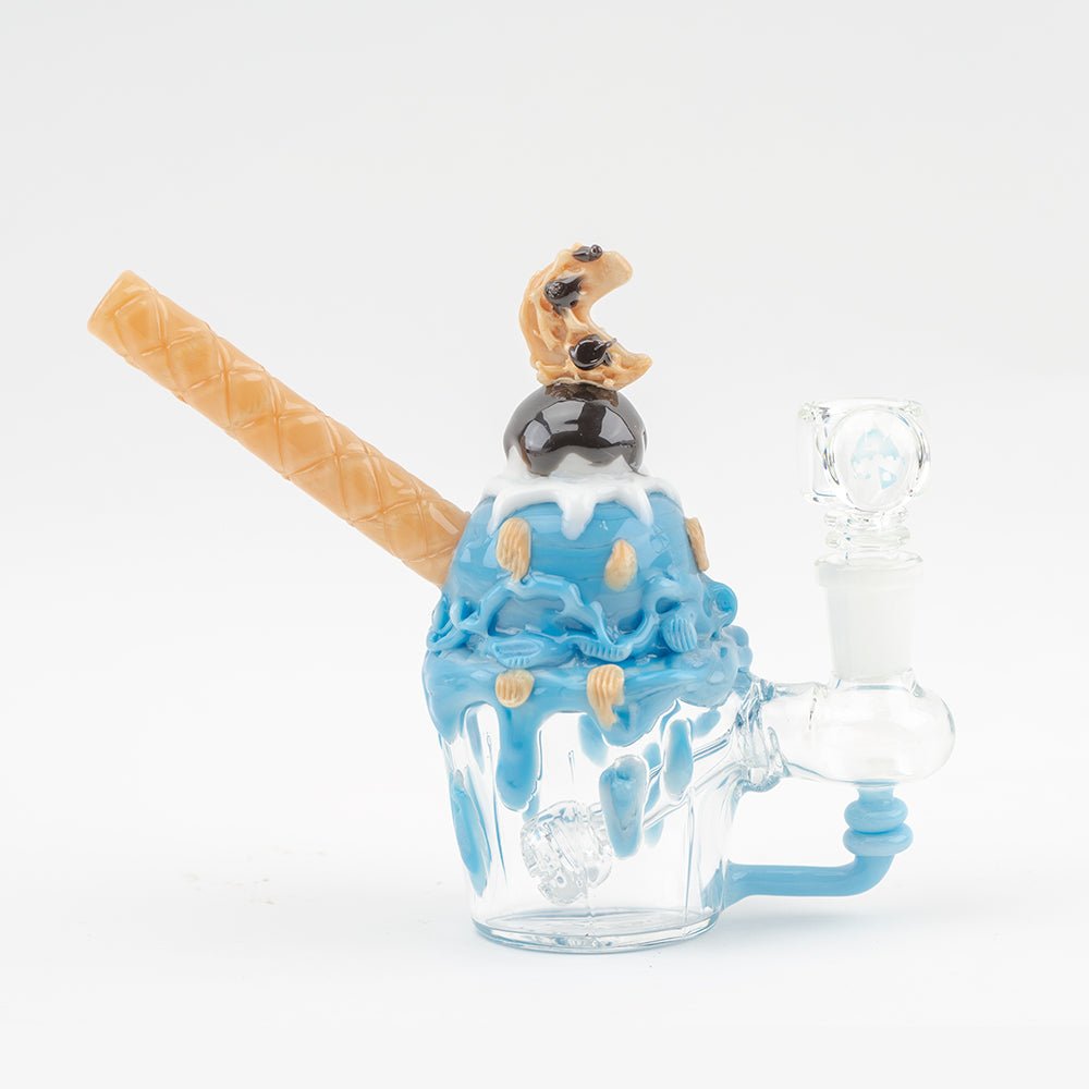 Empire Glassworks Cookie Monster Sundae Nano Rig - Empire Smokes