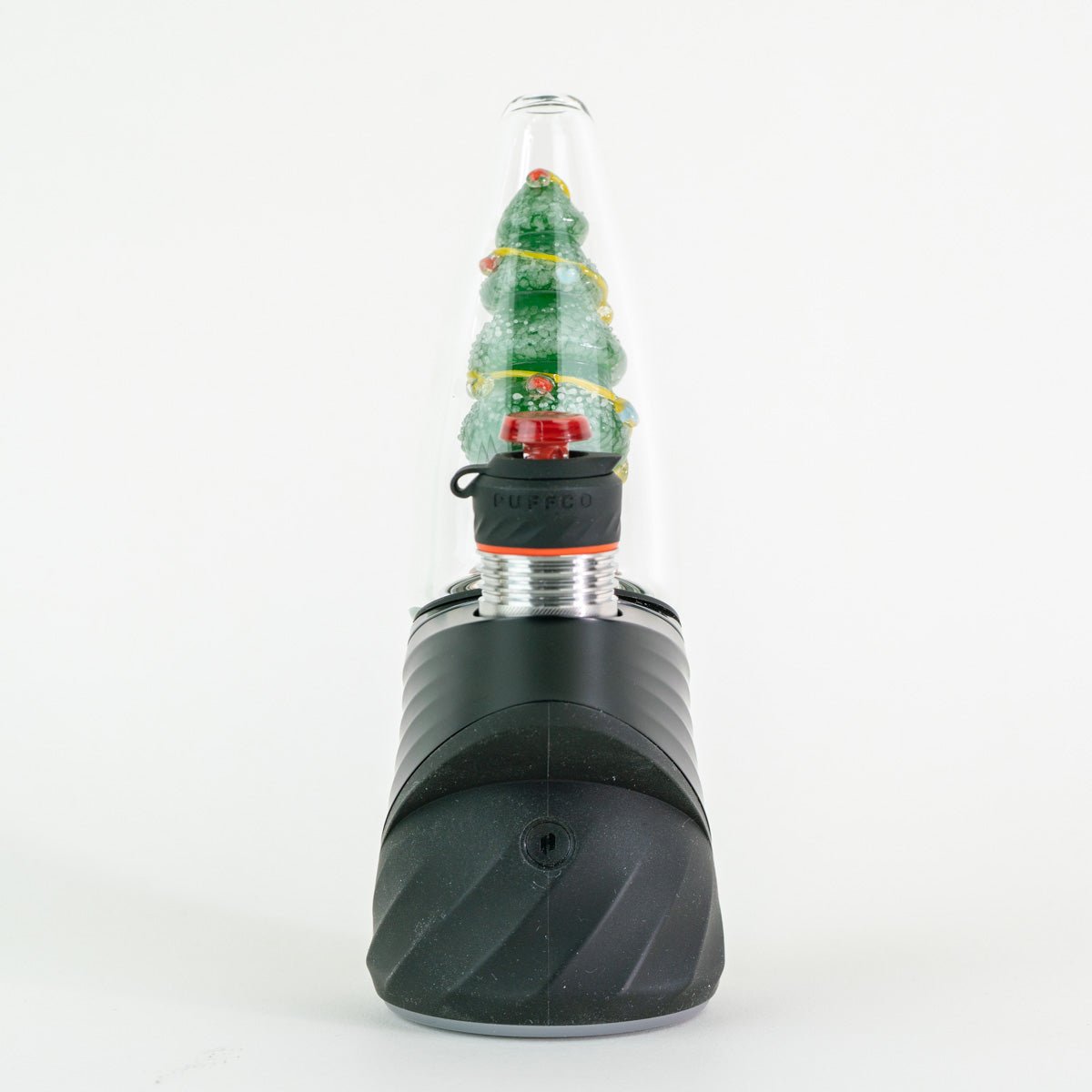 Handcrafted Christmas tree themed Puffco attachment