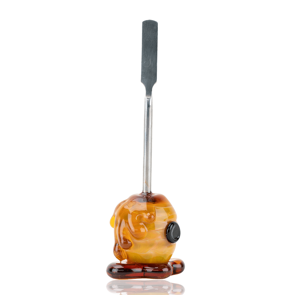 Empire Glassworks Honey Bee Concentrate Bundle - Beehive Nano Rig - Beehive Spinner Cap - Honey Dabber - Empire Glassworks Quartz Banger - Carb Cap Stand
