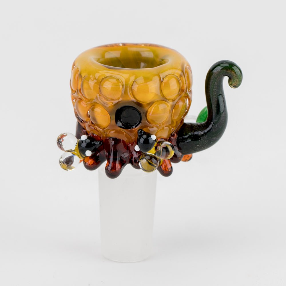 Empire Glassworks Honey Bee Flower Bundle - Beehive Nano Rig - Beehive Small Spoon Pipe - Beehive Bowl Piece - Beehive Poker