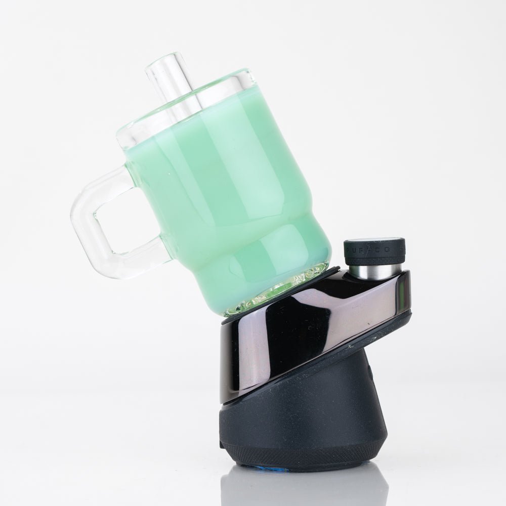 Empire Glassworks Mint Tumbler Bottle Puffco Peak Glass Attachment