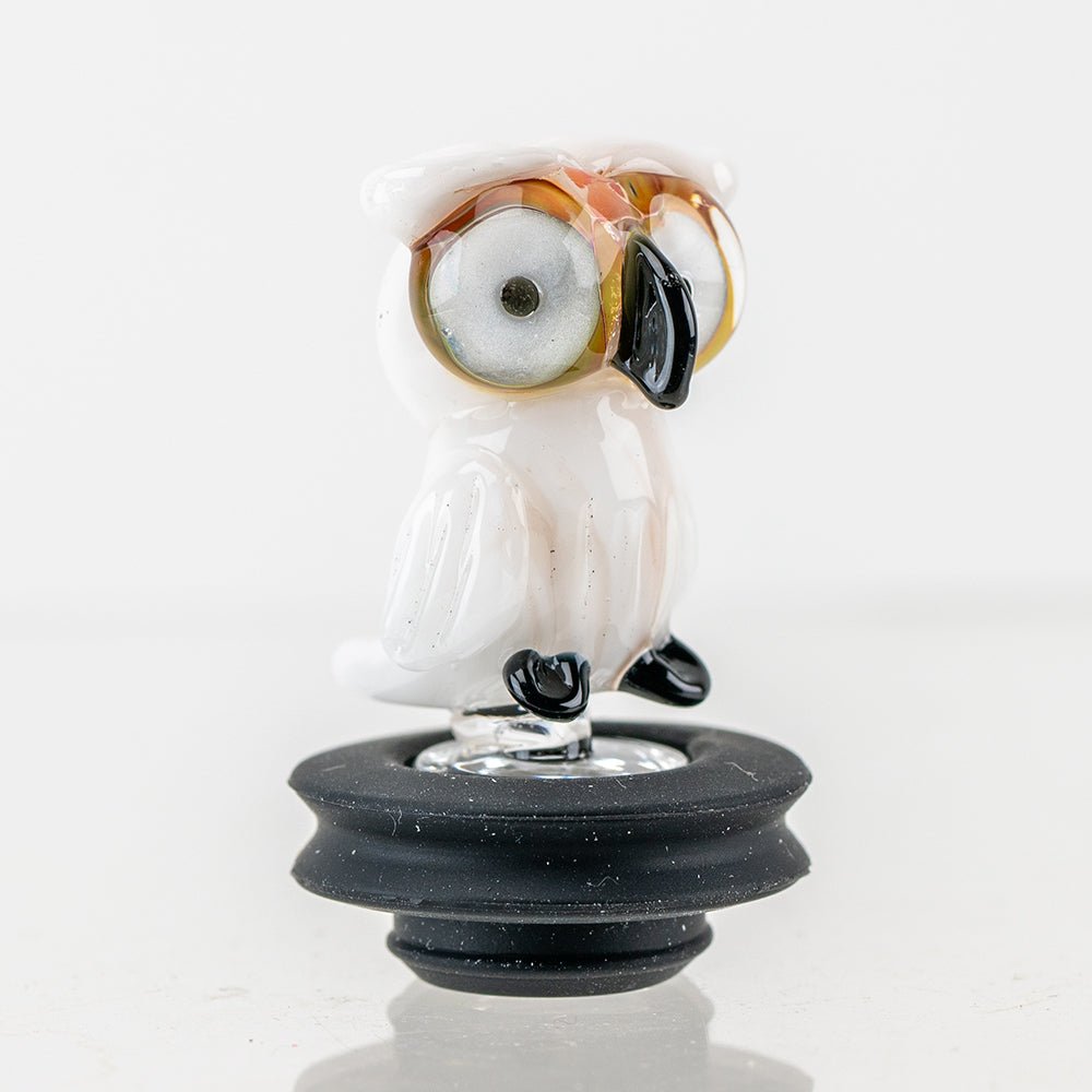 Empire Glassworks Owl Puffco Oculus Glass Carb Cap
