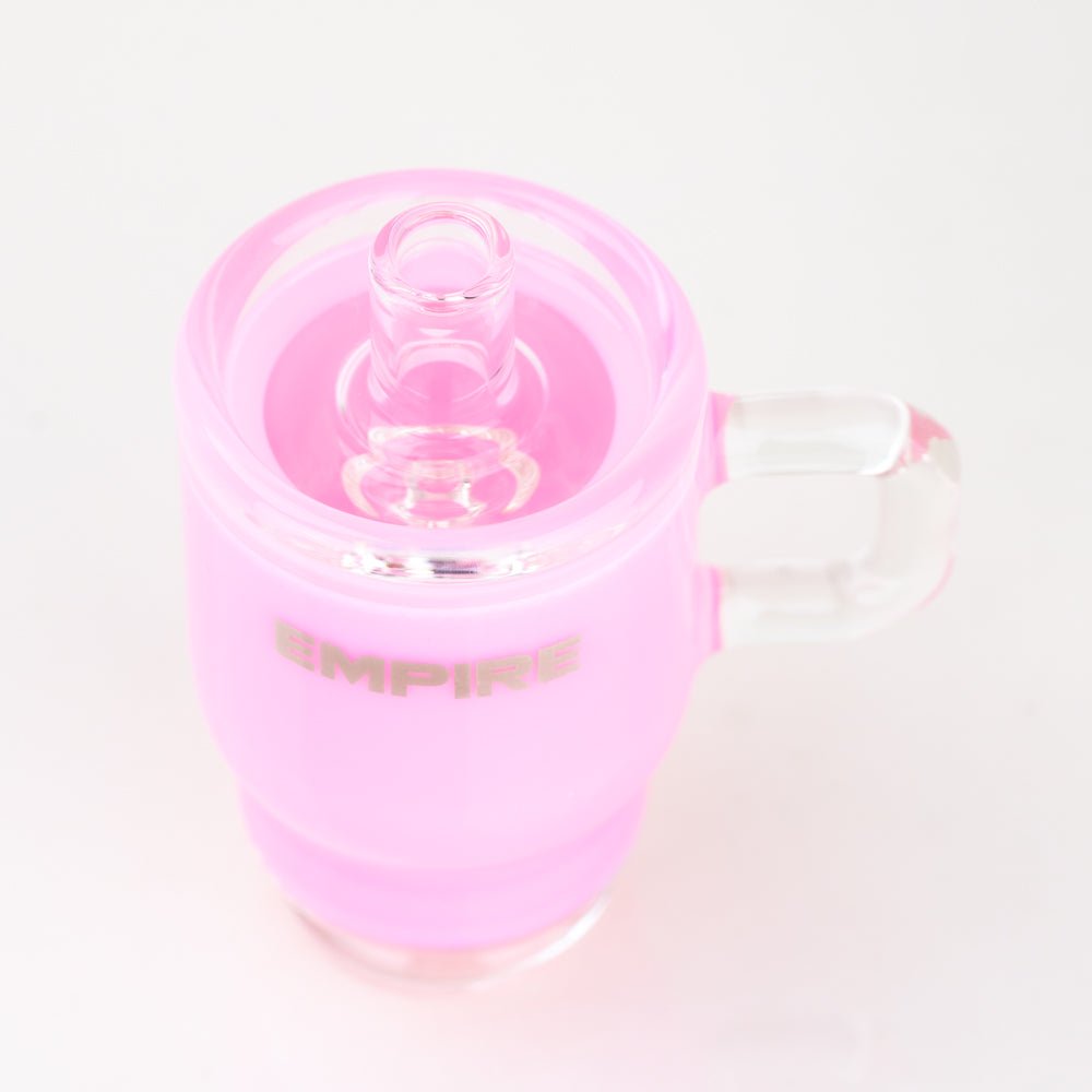 Empire Glassworks Pink Tumbler Bottle Puffco Peak Glass Attachment