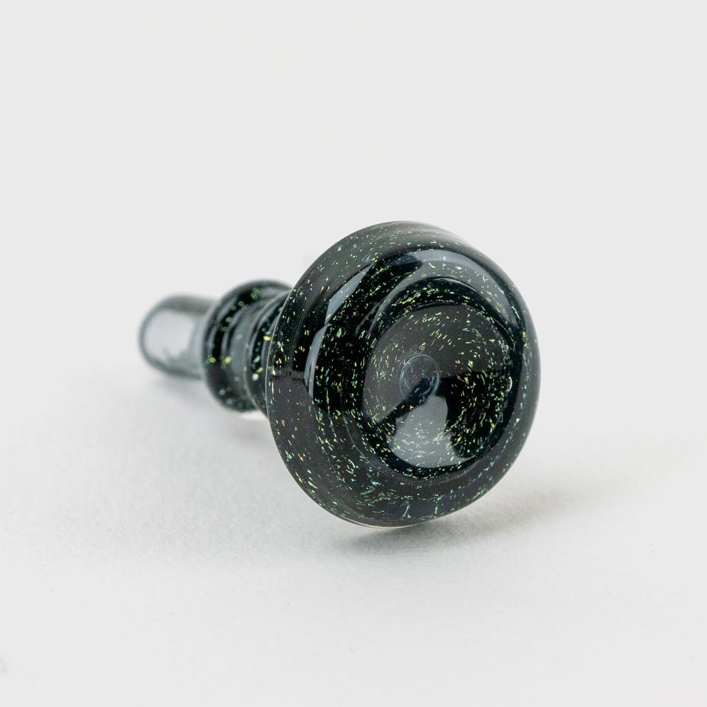 Empire Glassworks PuffCo Peak Pro 3D XL Chamber Glass Joystick Cap - Black Nebula 2