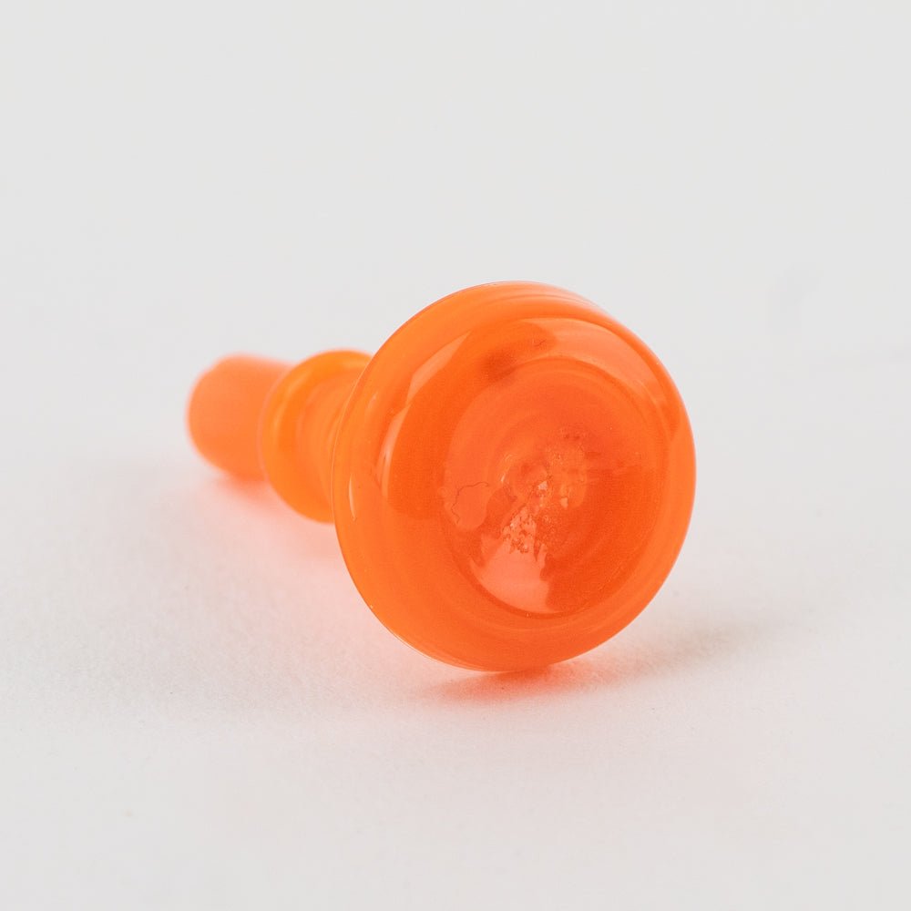 Empire Glassworks PuffCo Peak Pro 3D XL Chamber Glass Joystick Cap - Orange - Empire Smokes