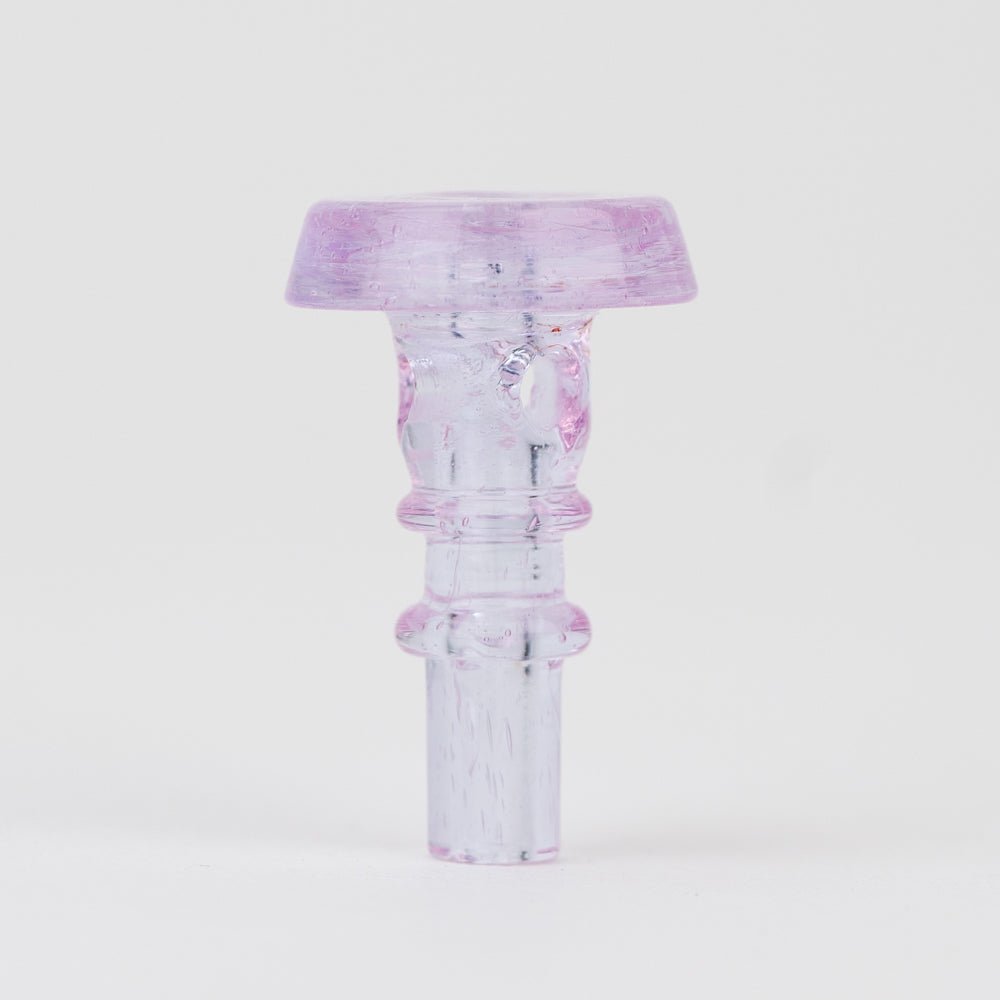 Empire Glassworks PuffCo Peak Pro 3D XL Chamber Glass Joystick Cap - Pink Slyme