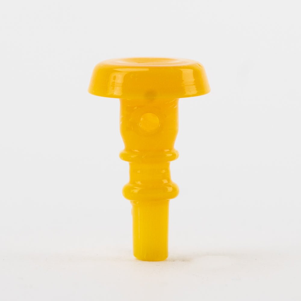 Empire Glassworks PuffCo Peak Pro 3D XL Chamber Glass Joystick Cap - Sunshine Yellow