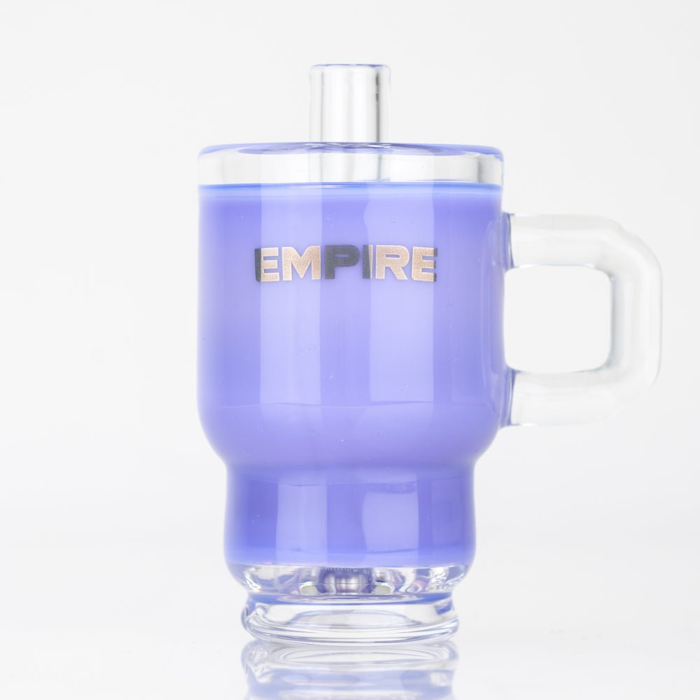 Empire Glassworks Purple Tumbler Bottle Puffco Peak Glass Attachment