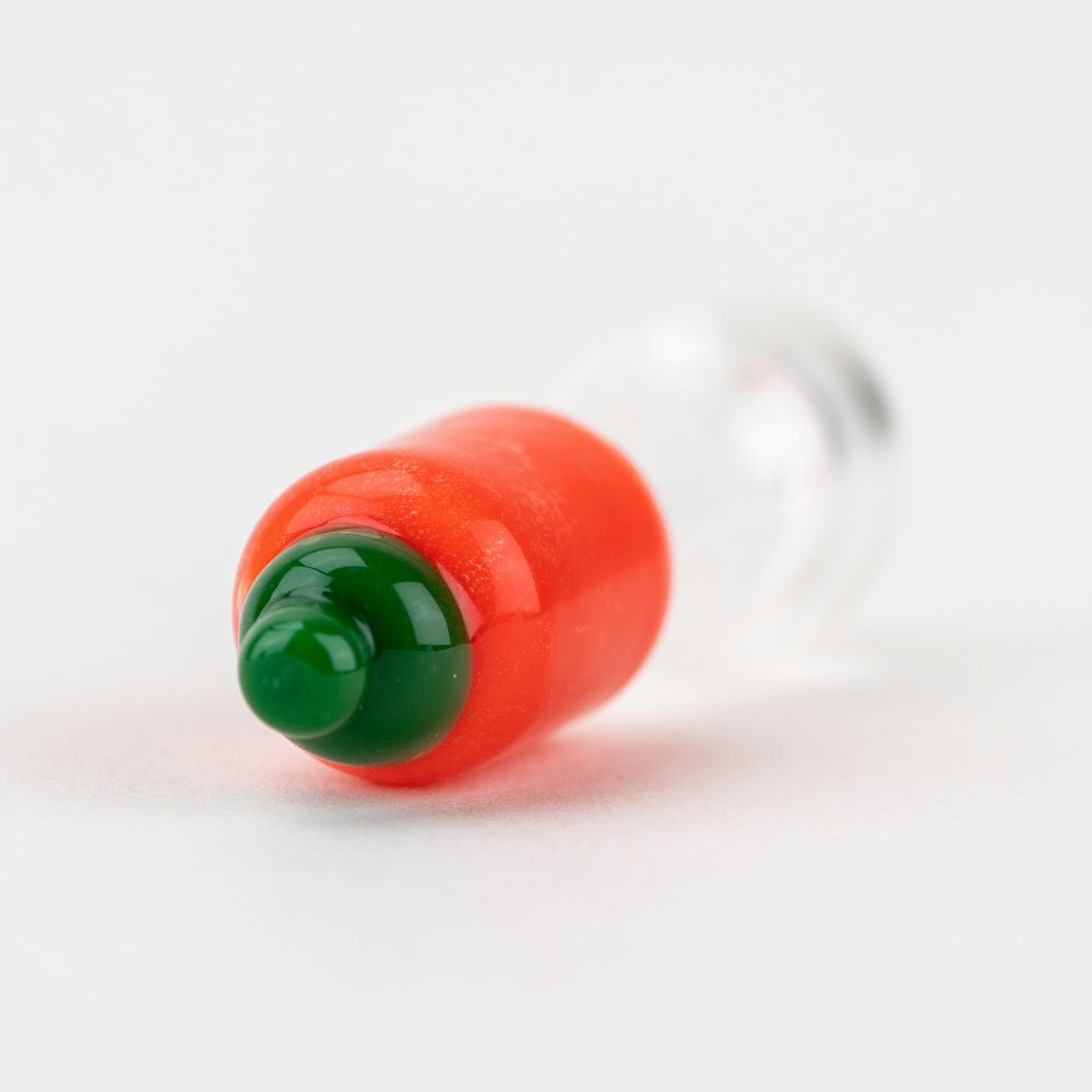 Empire Glassworks Sriracha PuffCo Peak Pro Glass Ball Cap