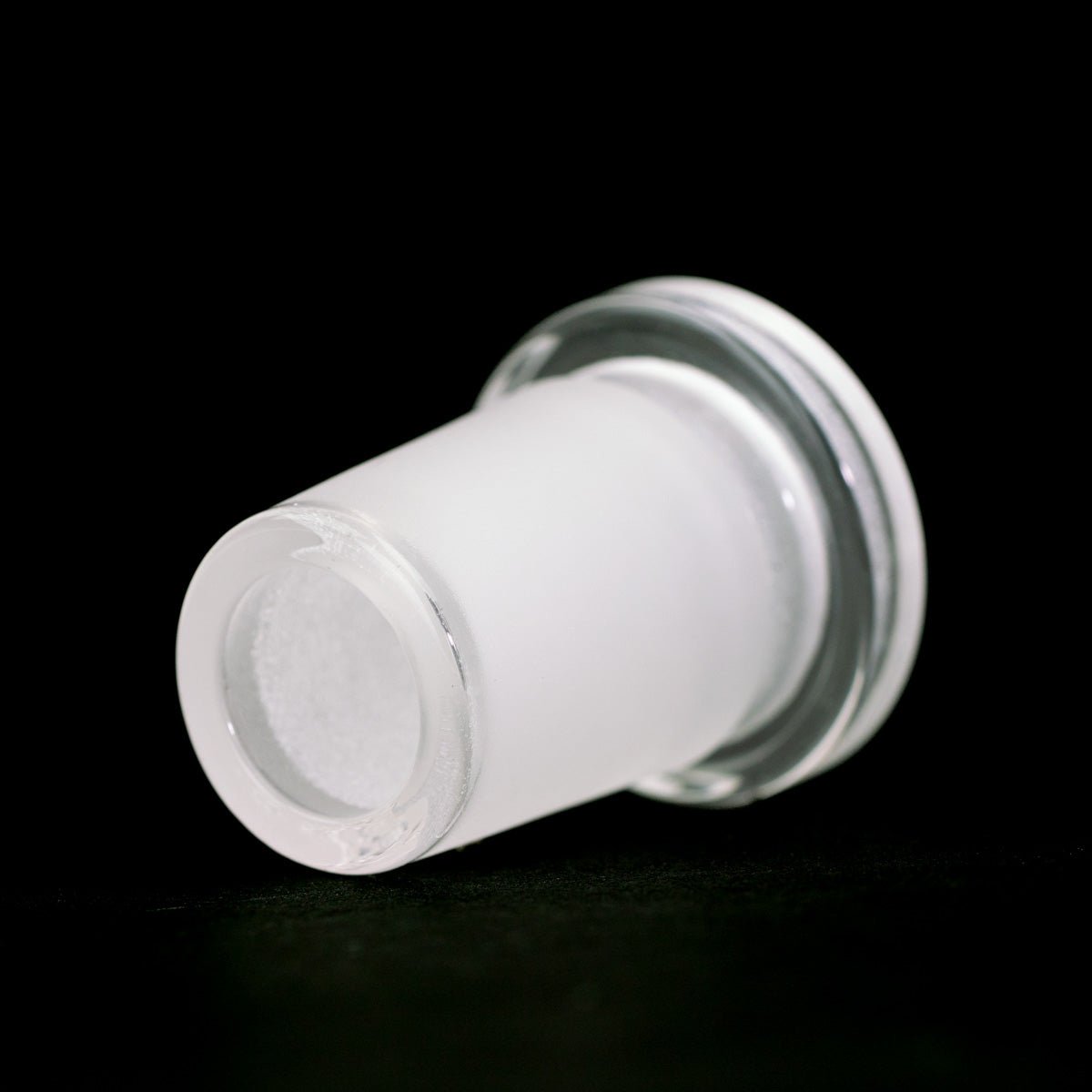 Ground joint surface detail on glass adapter