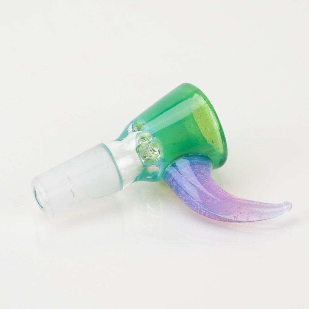 Glass Distractions Goblin Green Screen Bowl Piece - Empire Smokes