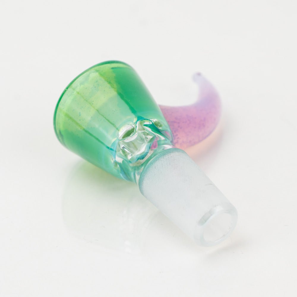 Glass Distractions Goblin Green Screen Bowl Piece - Empire Smokes