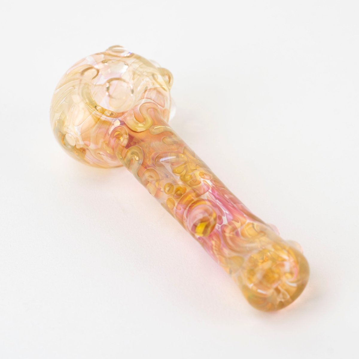 Glass Distractions Large Fumed Maze Spoon Pipe - Empire Smokes
