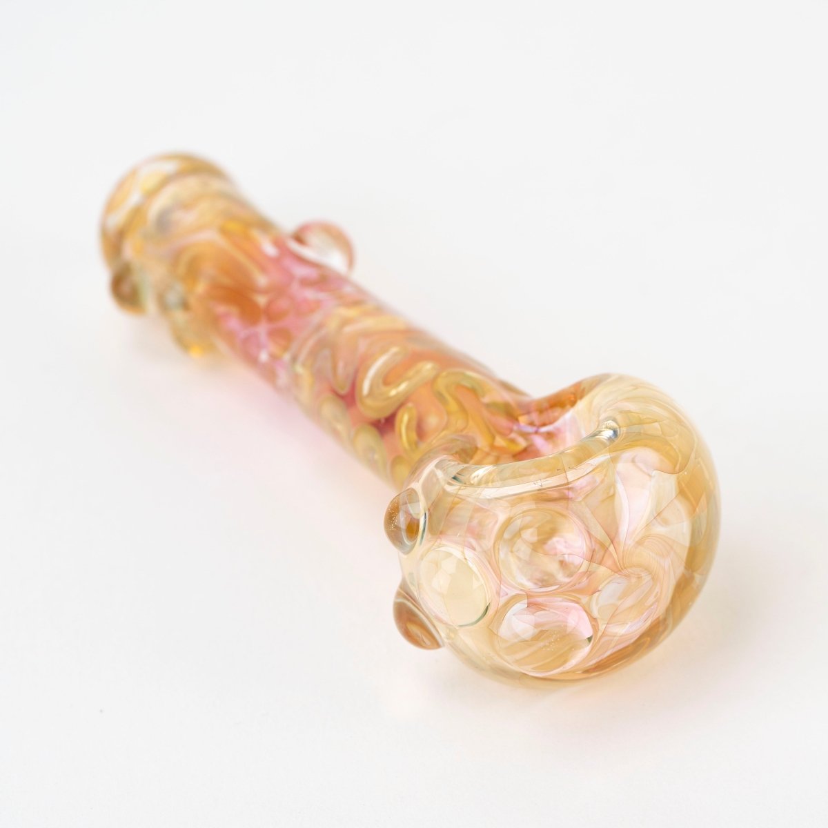 Glass Distractions Large Fumed Maze Spoon Pipe - Empire Smokes