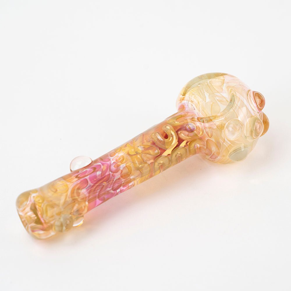 Glass Distractions Large Fumed Maze Spoon Pipe - Empire Smokes