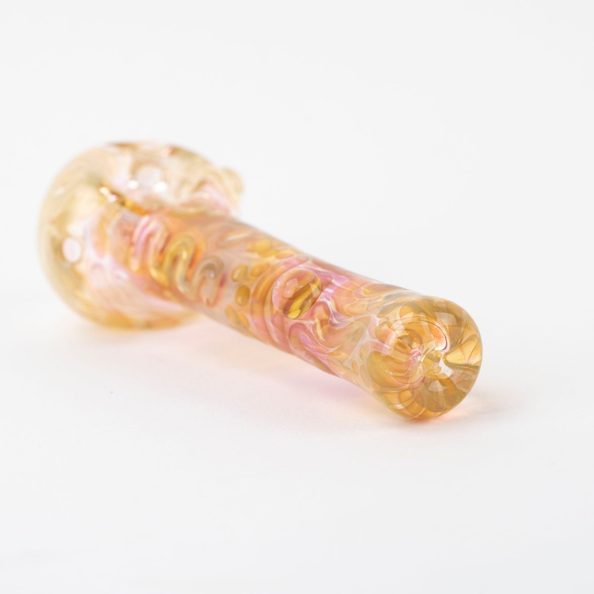 Glass Distractions Large Fumed Maze Spoon Pipe - Empire Smokes