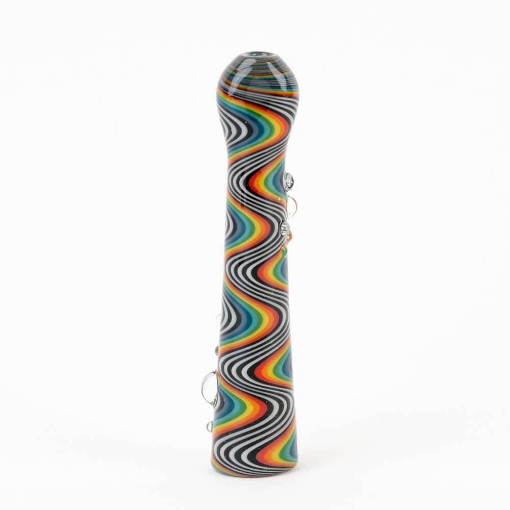 Glass Distractions Wig Wag Chillum - Empire Smokes