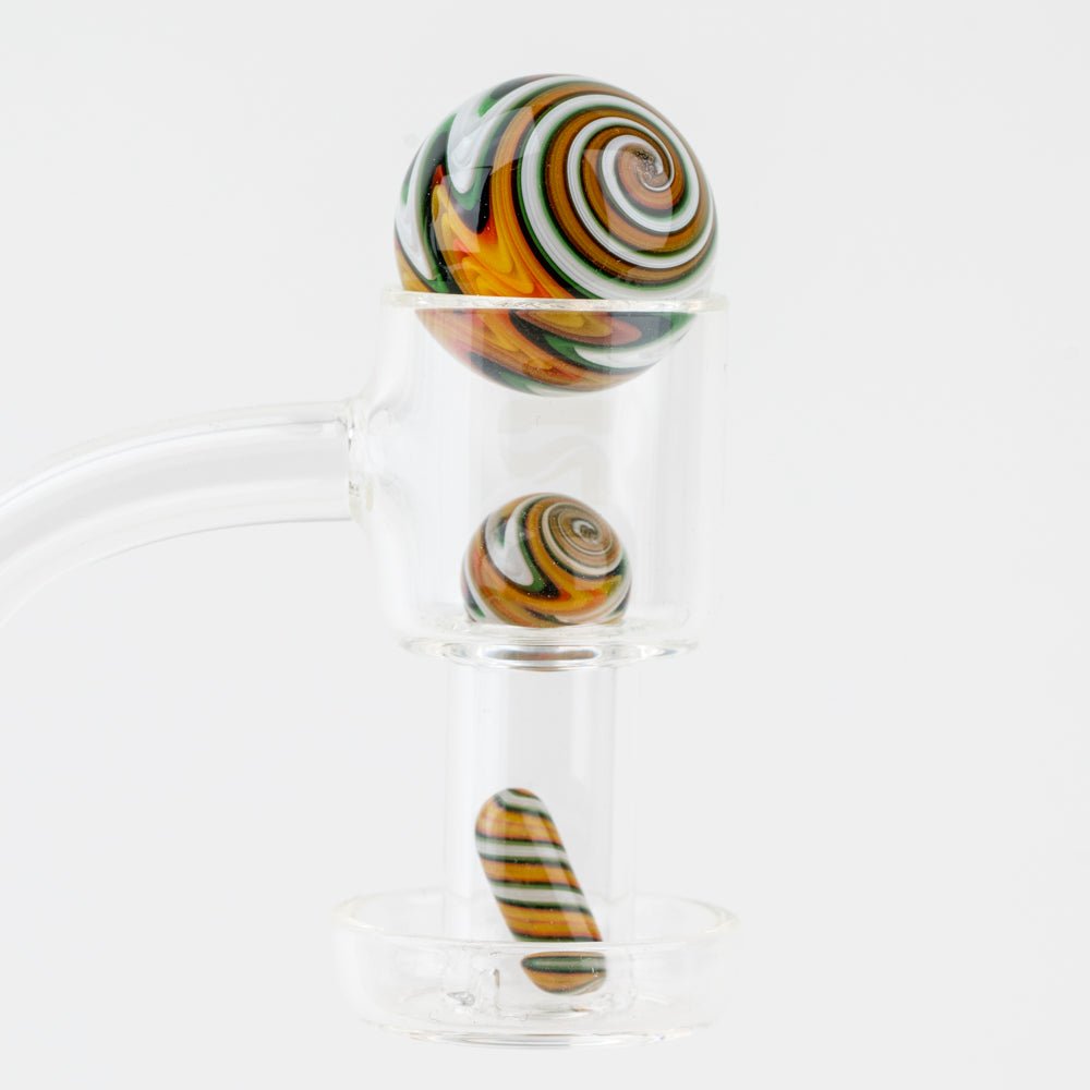 Glass House Groovy Grove Marble Pillar Set - Empire Smokes