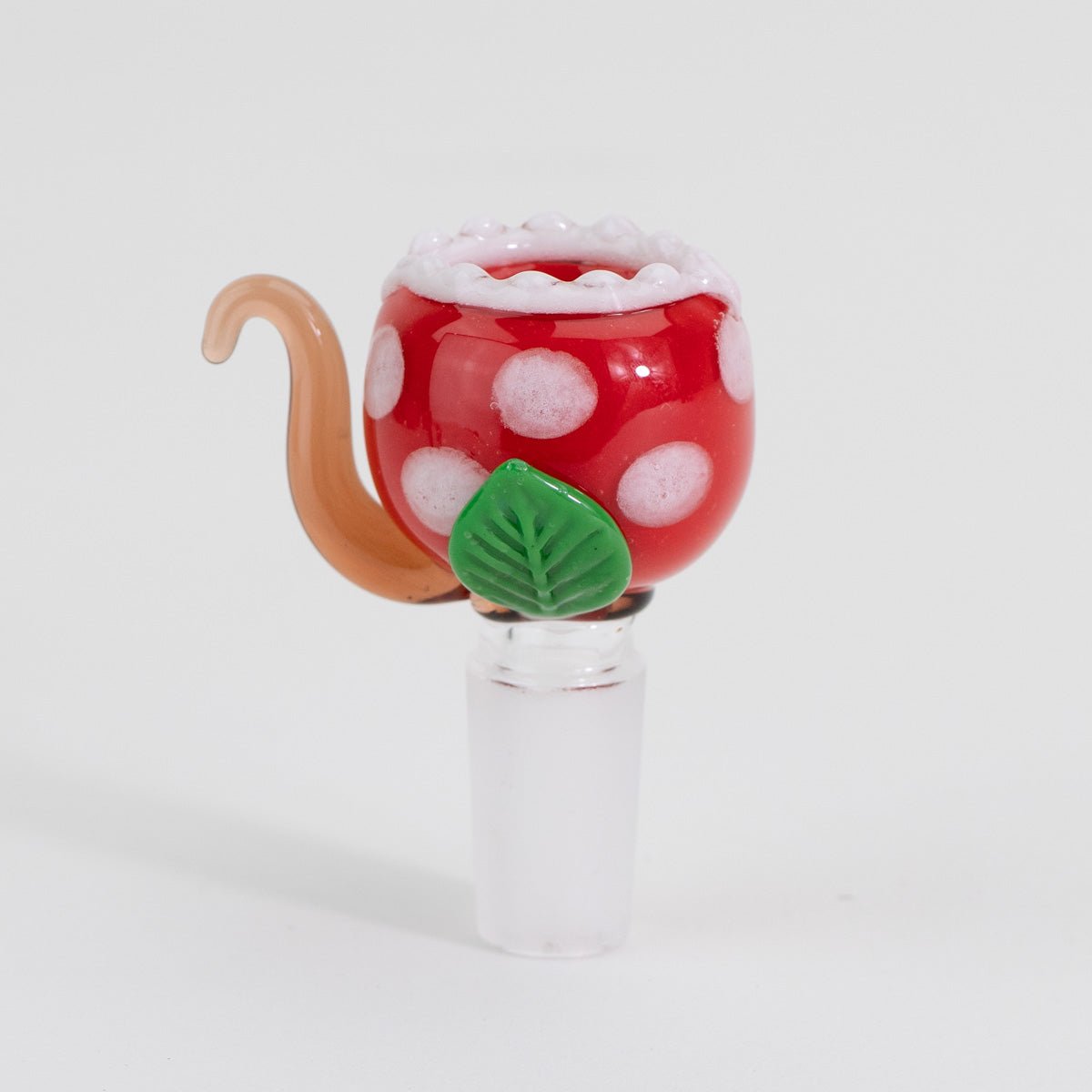 Glass fire plant bowl piece for bong