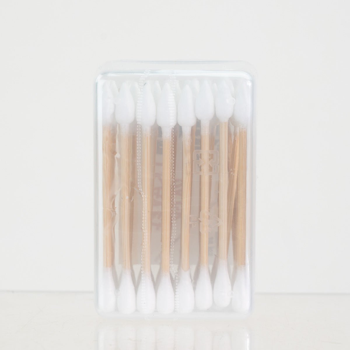 Close up of Glob Mops 100 percent cotton swab tips