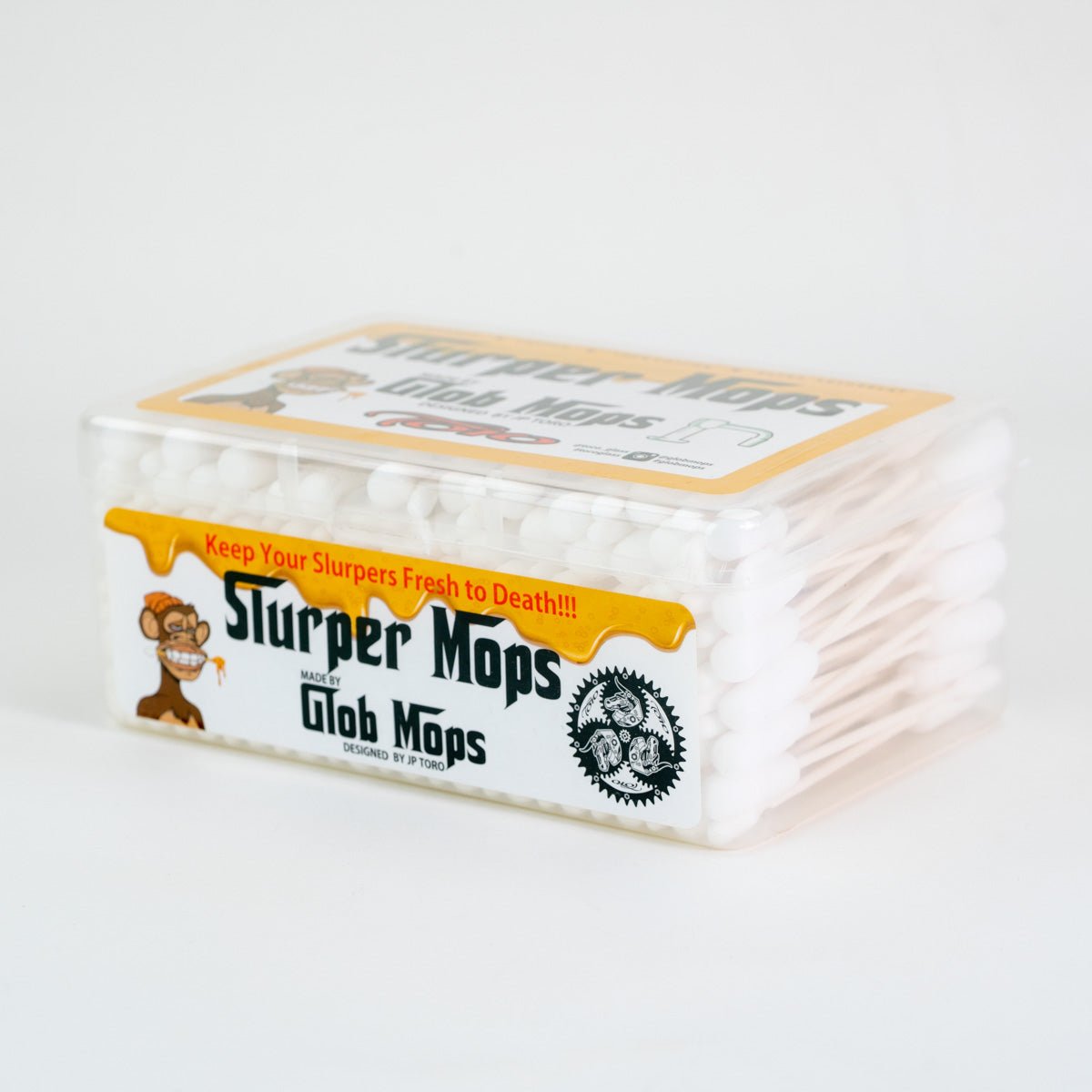 Glob Mops Slurper Mops 200 piece cotton swab cleaning pack