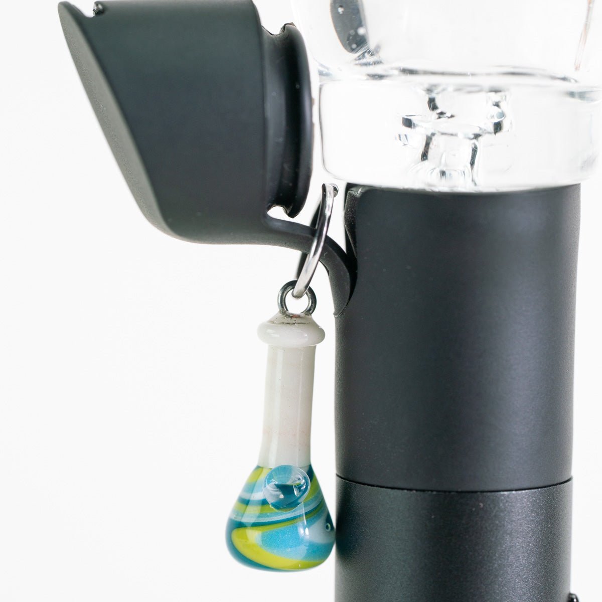 Mmmelty electric beaker bong glass charm with colorful detail