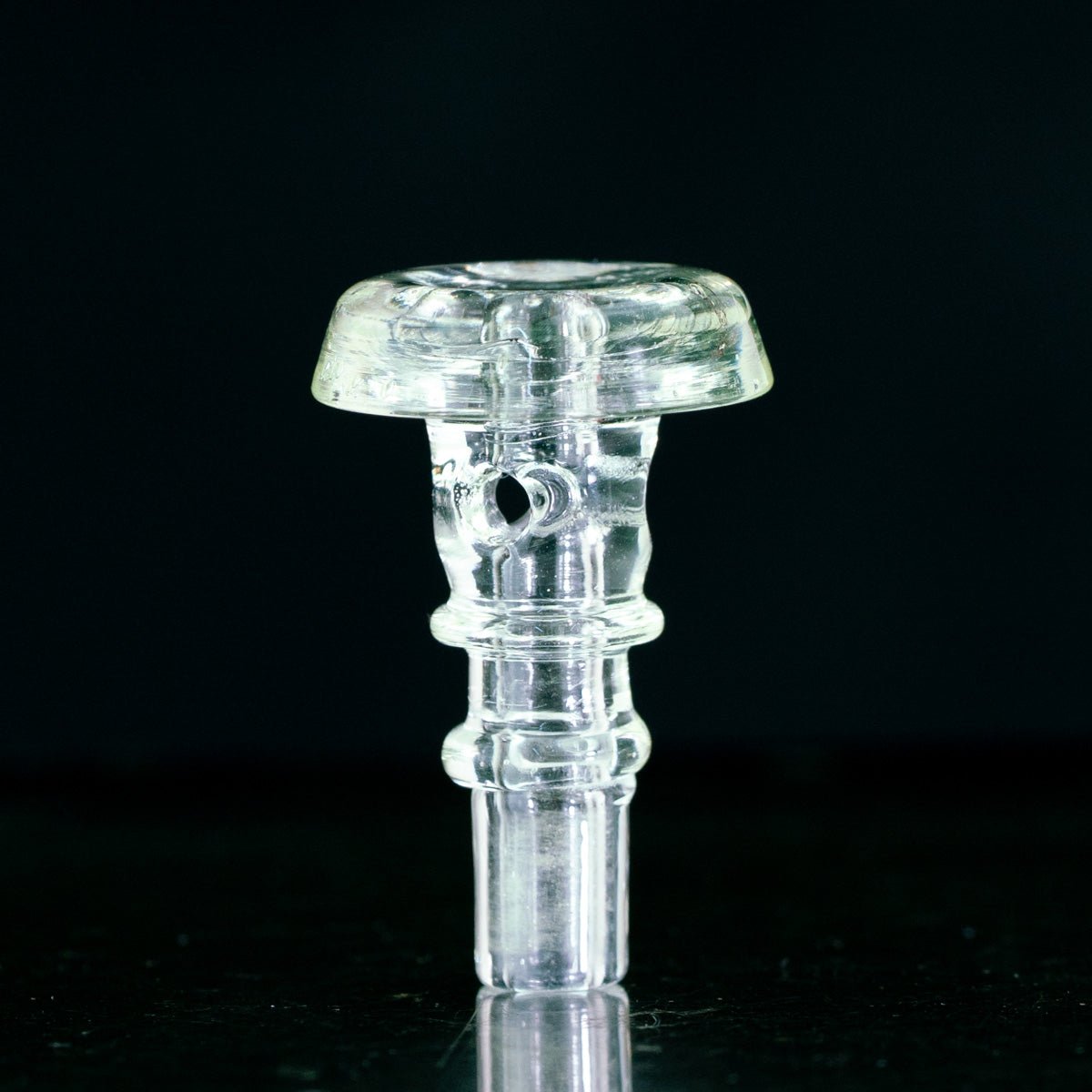 UV reactive glass joystick cap designed for Puffco Peak Pro 3D XL Chamber
